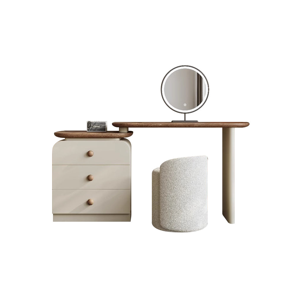 Retro Retractable Dressing Table