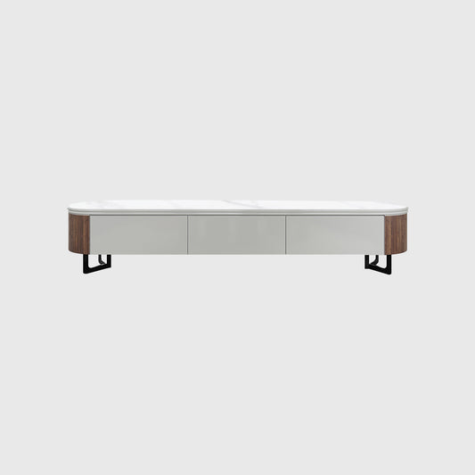 Modern Simplicity Microcrystalline Stone TV Stand