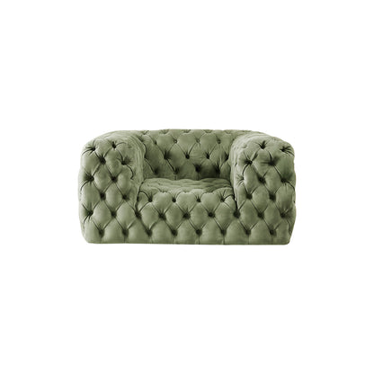 Modern Minimalist Single Seater Button-Tufted Sofa