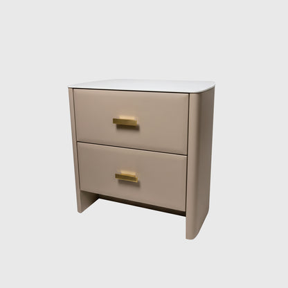 Italian Minimalism Slate Top Stool Bedside Table - Dual Function